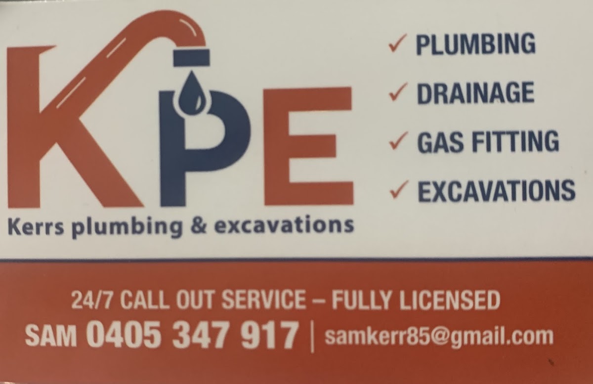 Kerr's Plumbing and Excavations PTY LTD.