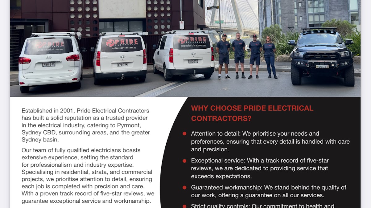 Pride Electrical Contractors