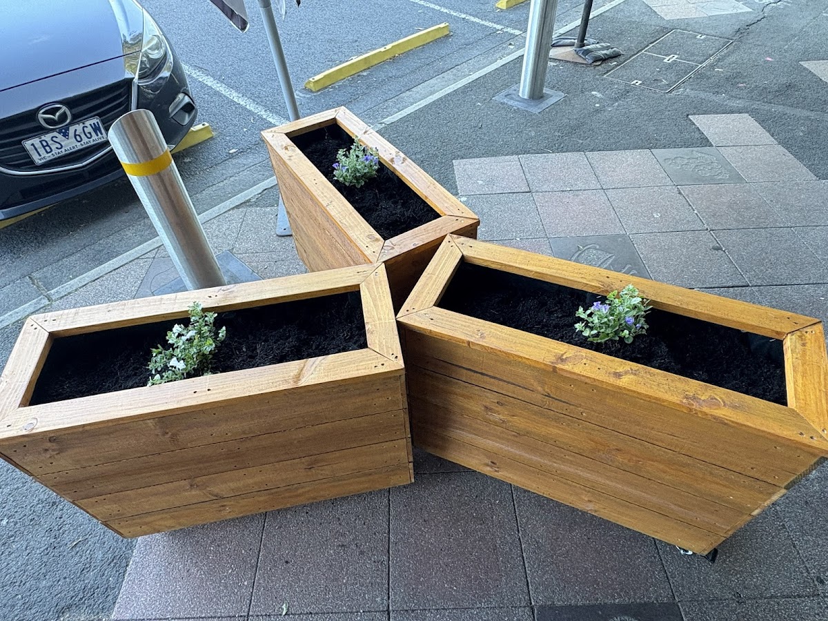 Redgum Tables & Planter Boxes