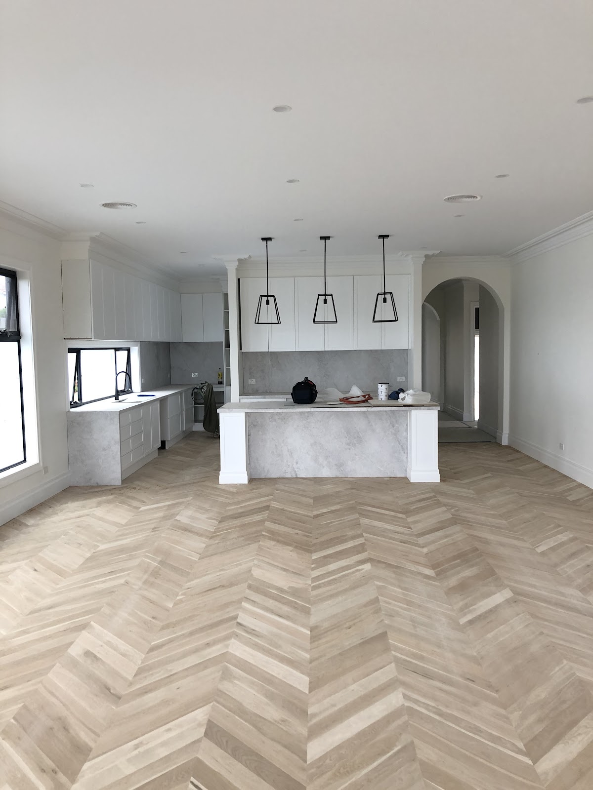 Stylish timber flooring