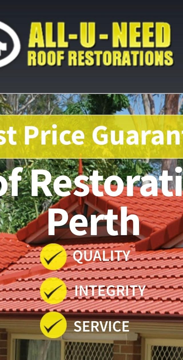 All-U-Need Roof Restorations Perth