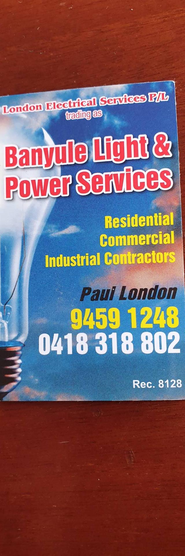 Banyule Light and Power Services