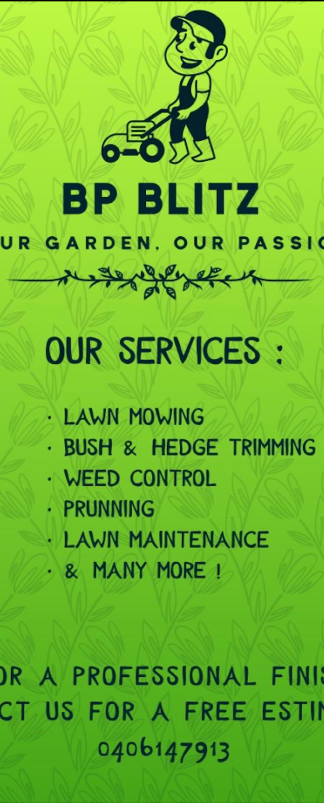 BP Blitz Garden Maintenance and Landscaping Services