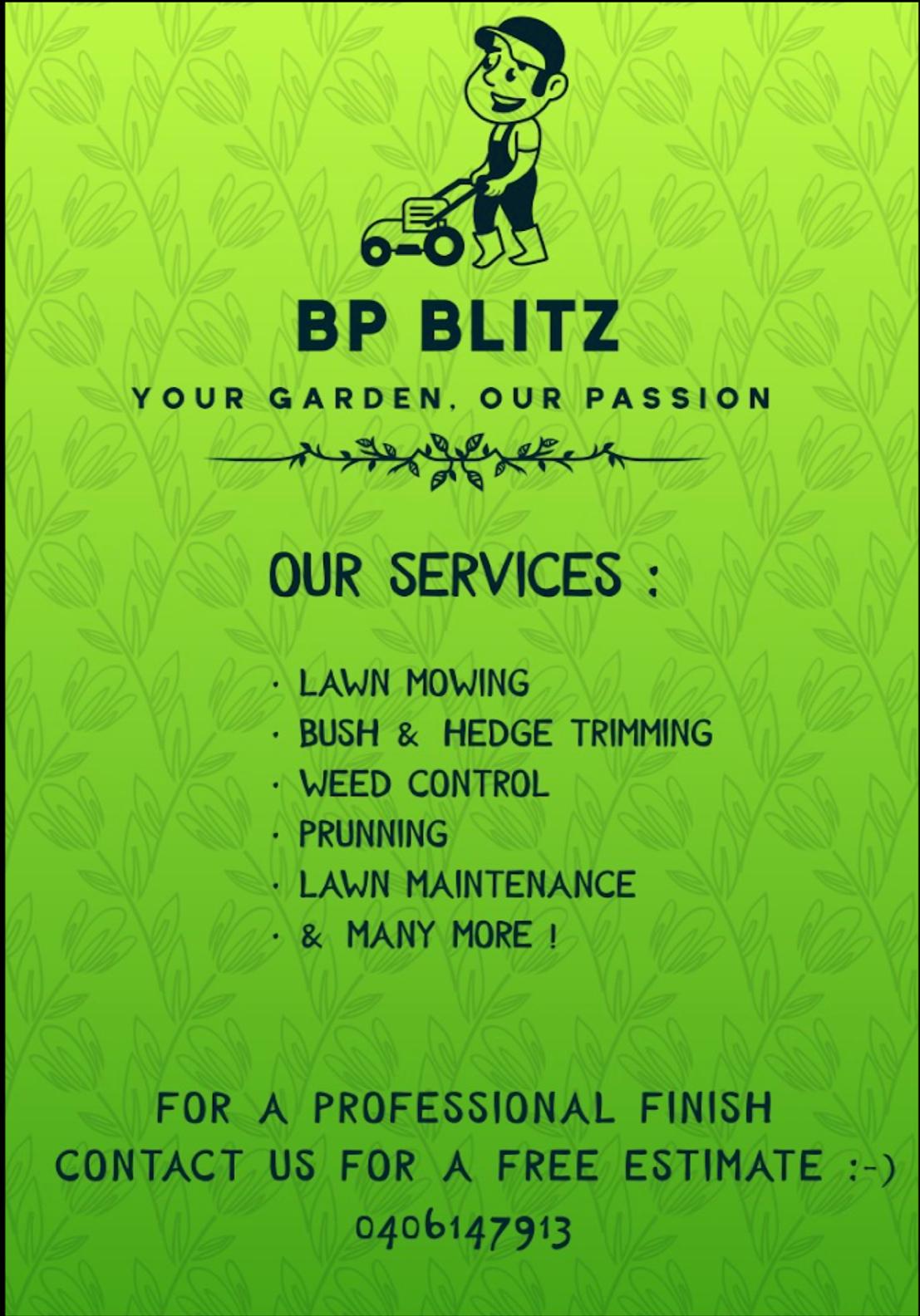 BP Blitz Garden Maintenance and Landscaping Services