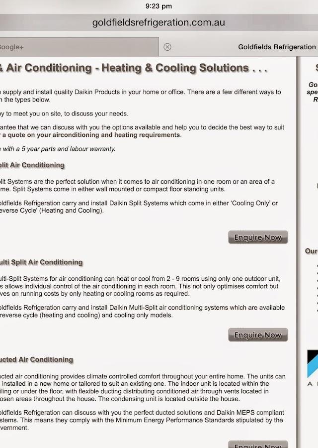Goldfields Refrigeration & Air Conditioning