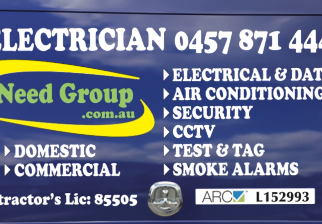 Need Group , Electrical, Air conditioning, Data
