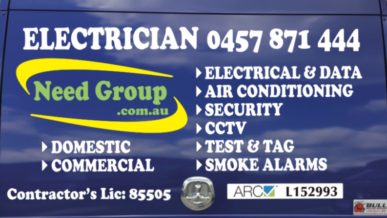 Need Group , Electrical, Air conditioning, Data