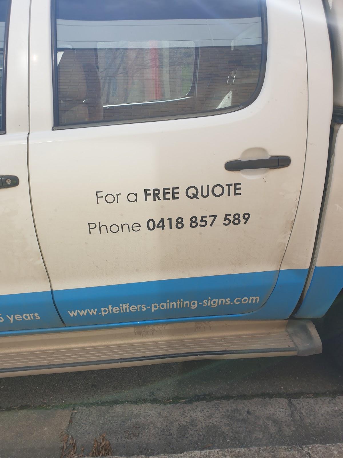 Pfeiffers Painting & Signwriting