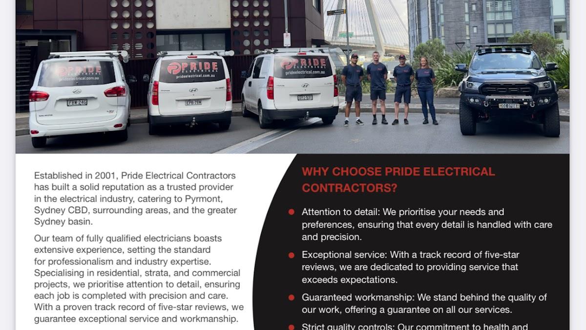 Pride Electrical Contractors
