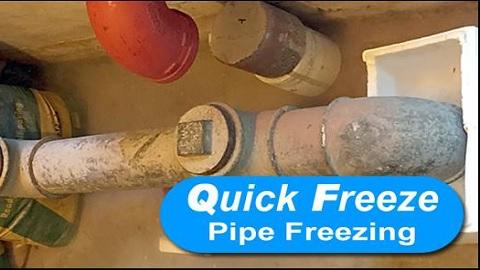 Quick Freeze Pipe Freezing