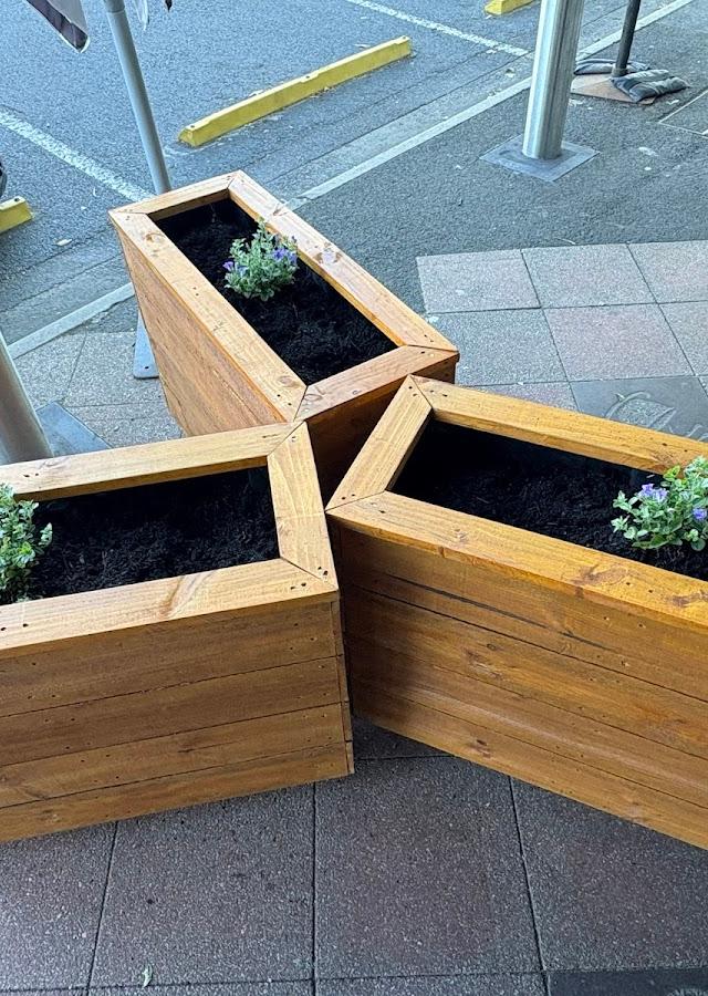 Redgum Tables & Planter Boxes