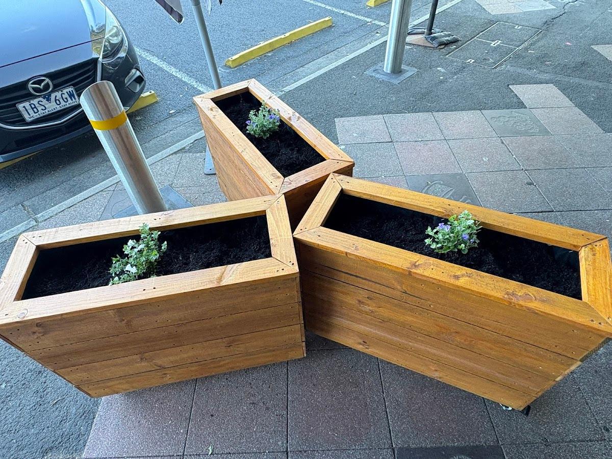 Redgum Tables & Planter Boxes