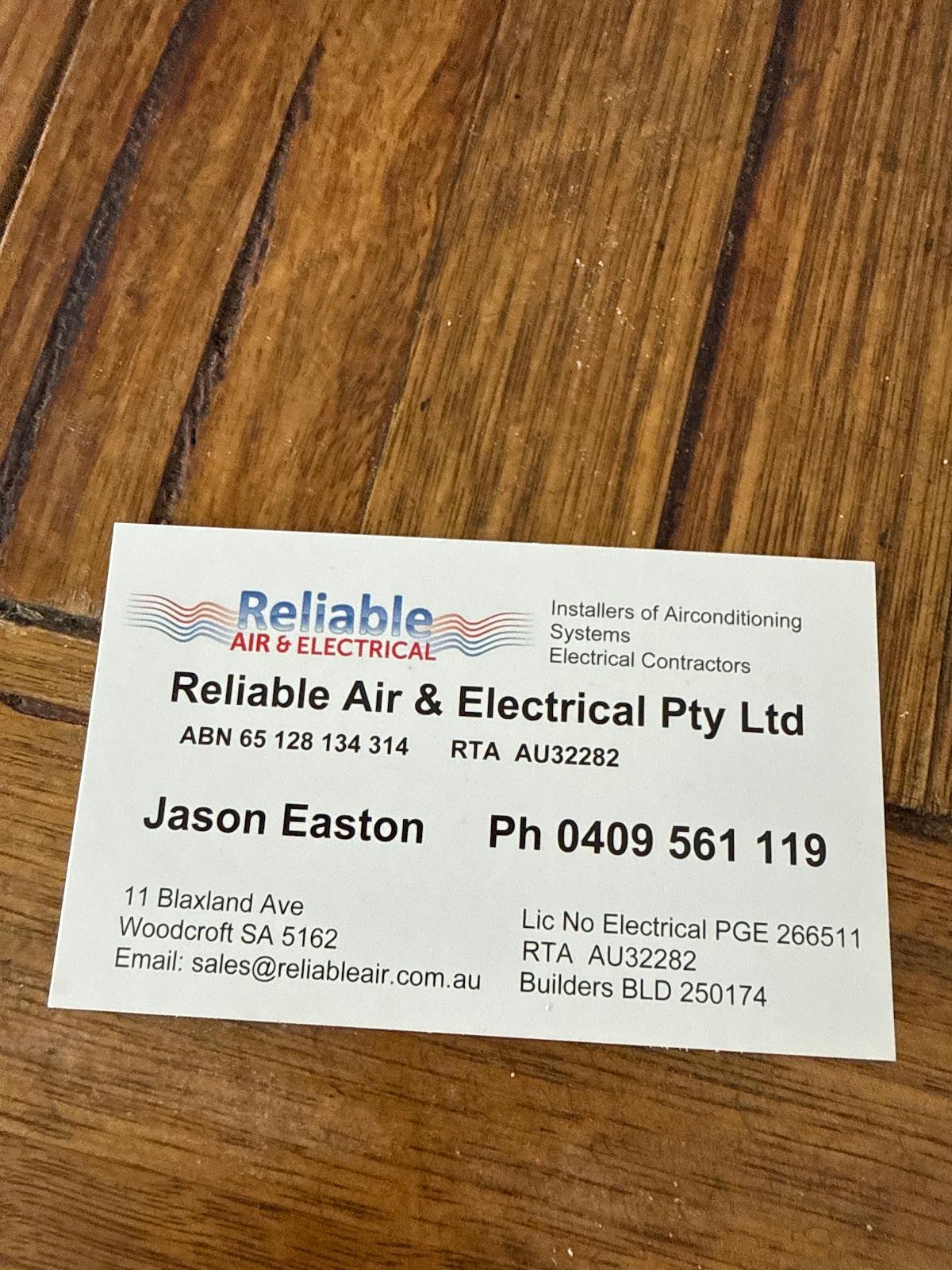 Reliable Air and Electrical Pty Ltd