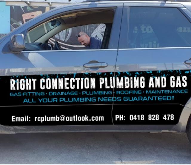 RIGHT CONNECTION PLUMBING & GAS