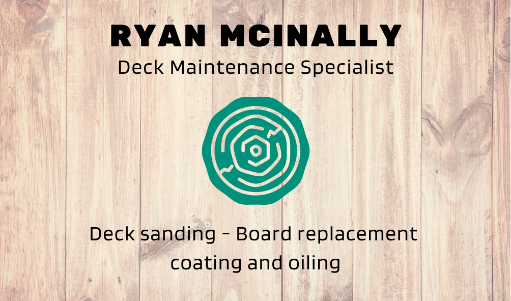 Ryan McInally - Deck Maintenance Specialist