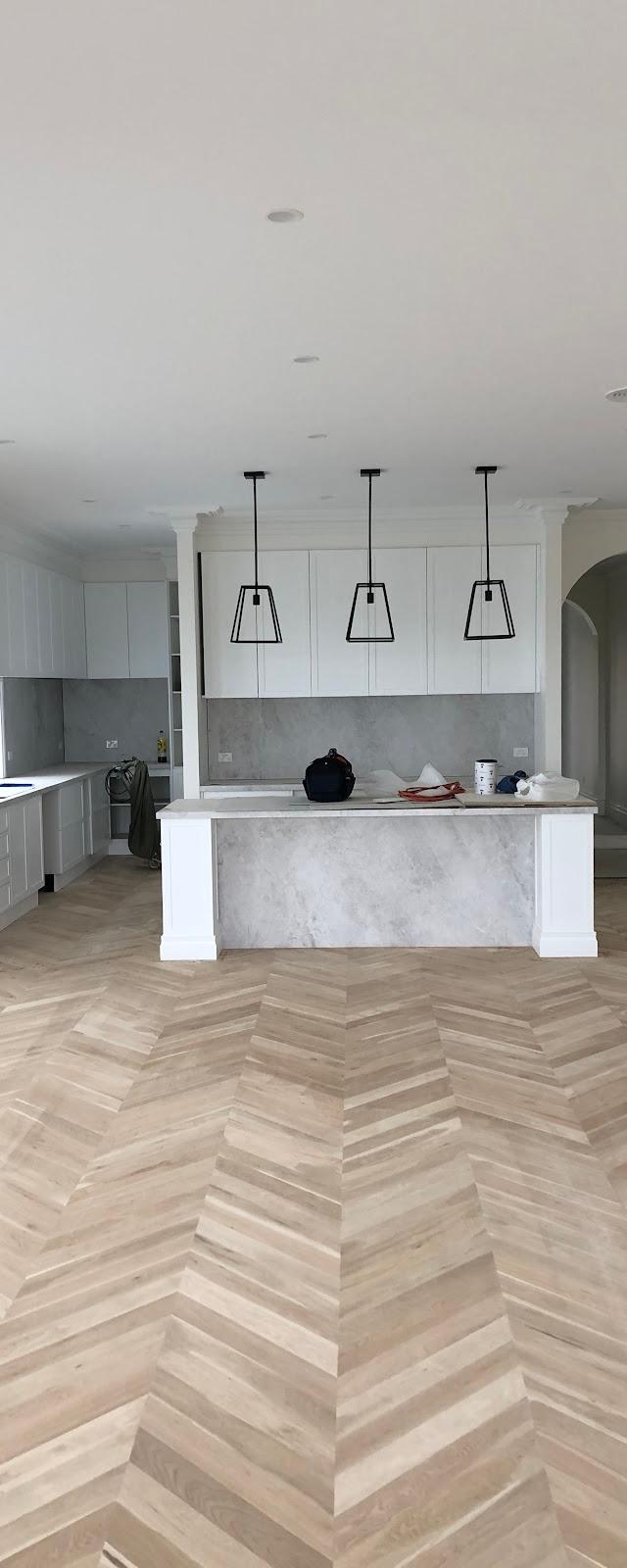 Stylish timber flooring