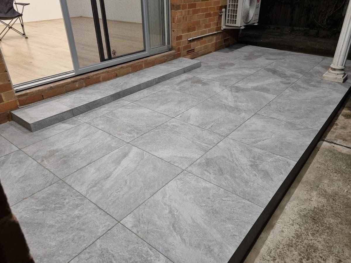Top tile and paint